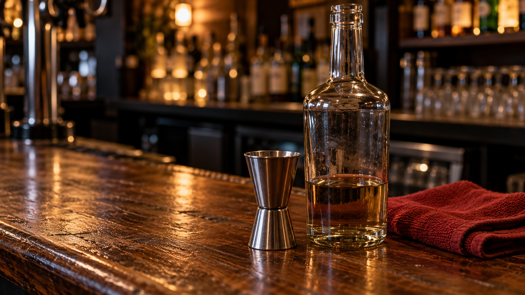 Moody Pub Bar Still Life