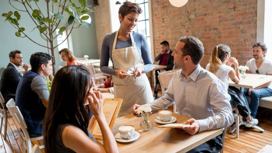 Happy clients for restaurant management services
