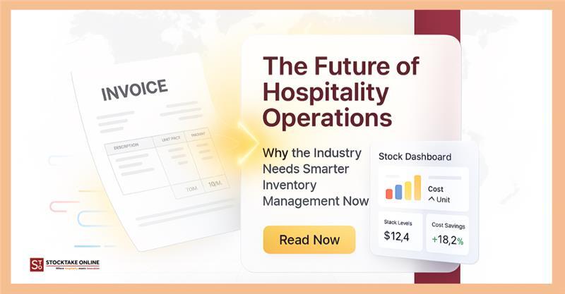 Chef reviewing stock control dashboard for smarter hospitality inventory management in 2025
