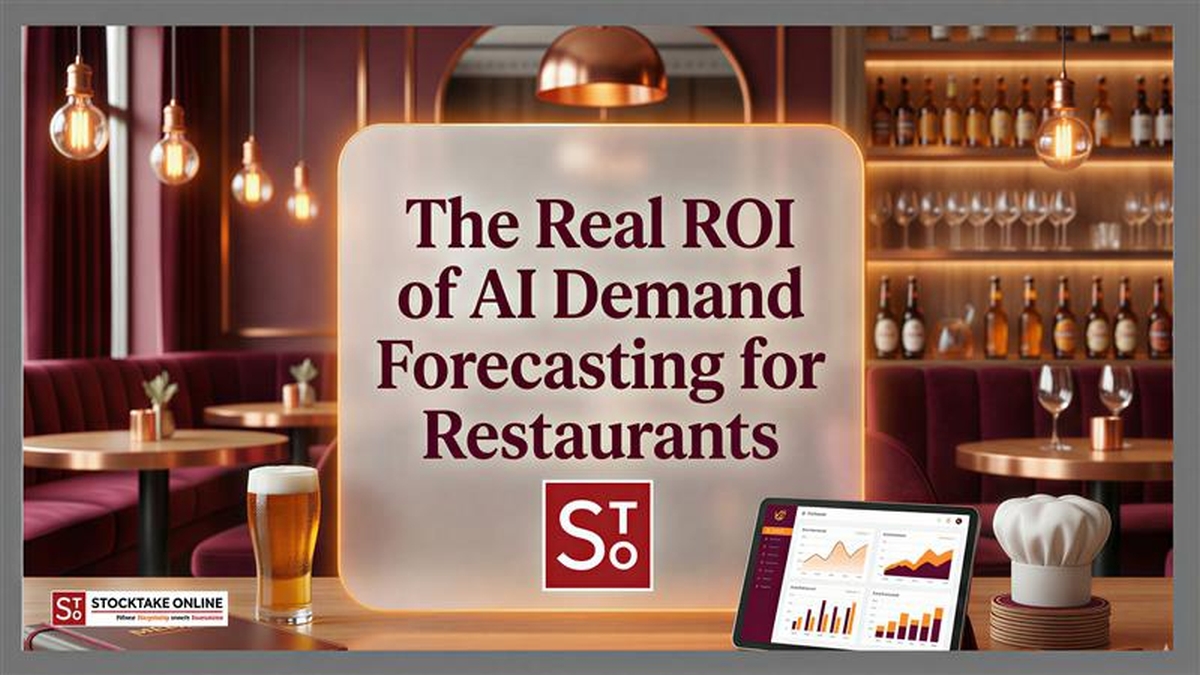 AI demand forecasting dashboard used in restaurant operations